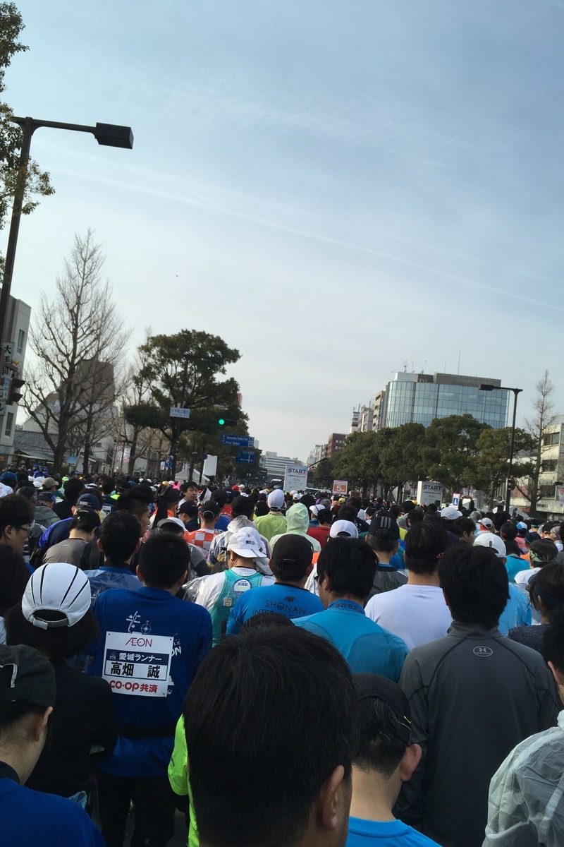 姫路城マラソンスタート